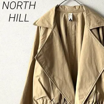 NORTH HILL 트렌치코트 허리끈 포함 포켓 포함 심플
