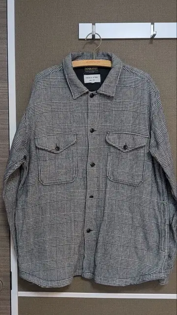 Pendleton 체크 무늬 긴팔 자켓