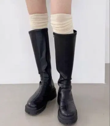 heather 인힐 스트레치 롱 부츠 S 사이즈