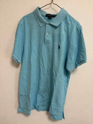 U.S. POLO ASSN. 스카이블루 피케 셔츠 M 사이즈