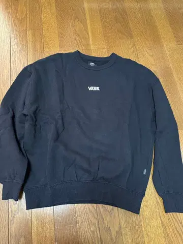 VANS 블랙 맨투맨 L 사이즈