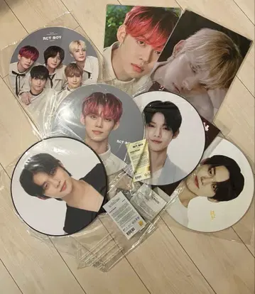 영준 TXT 부채 프리미엄 사진 세트