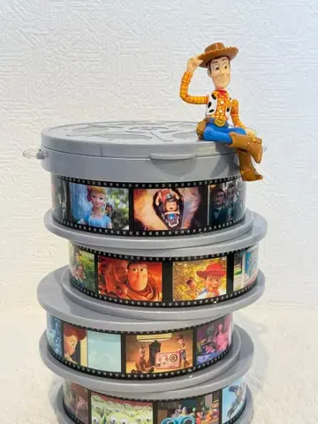 우디 피규어 포함 필름 캔 세트