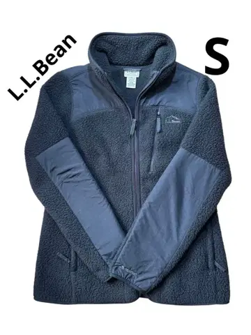 L.L.Bean 여성용 폴러테크 플리스 자켓 블랙 S/M