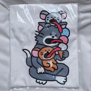 톰과 제리 Happy 복권 T셔츠