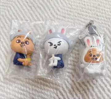 SKZOO 쥠 연결 마스코트 사우나 피규어 리비트 쿼카