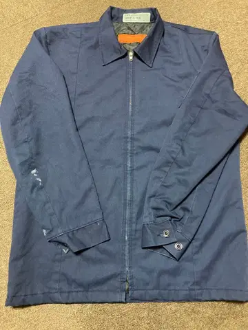 레드캡 워크 자켓 80's 빈티지 L 네이비