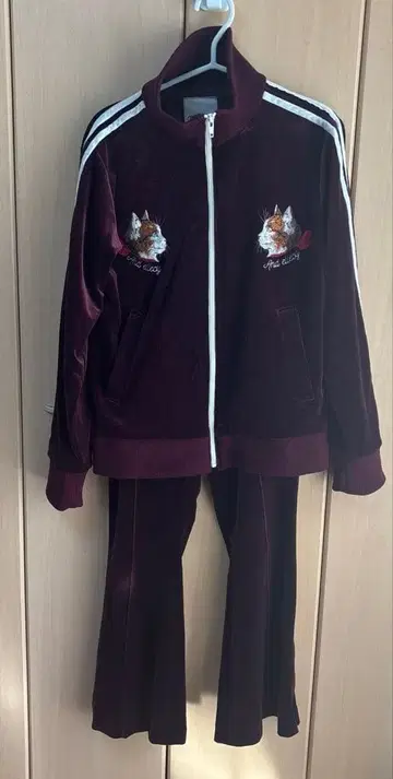 ellecy 트랙 자켓 셋업 고양이 벨로아 앤드엘씨