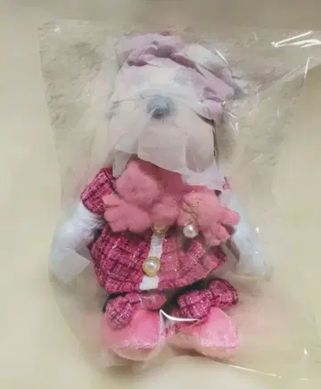 미니 봉제 인형 키링 키체인 TWEED STYLE 트위드