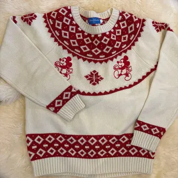 도쿄 디즈니 리조트 미키 니트 스웨터 L