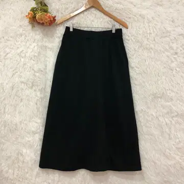 누아르 라벨 맨투맨 롱 스커트 [ F ] 허리밴딩 쭈리
