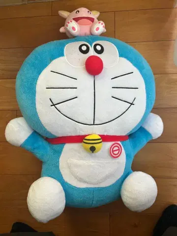 [얼룩 있음] 도라에몽 봉제 인형 빅 쿠션 빅 사이즈