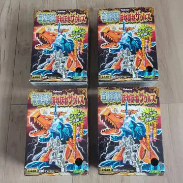 용장전기 호네호네자우루스 4체 세트 전 4종 풀세트. 미개봉 새상품.