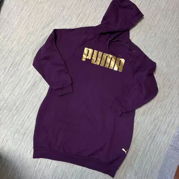 PUMA 퍼플 후드티