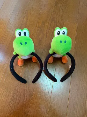 요시 봉제 인형 머리띠 2개 세트