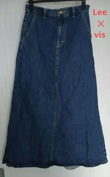 Lee vis 데님 롱 스커트 콜라보 M 사이즈