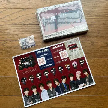 온고지신 Snow Man 스티커 아크릴 스탬프