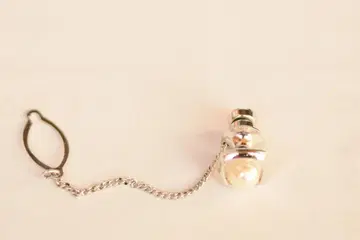 실버 진주 넥타이핀