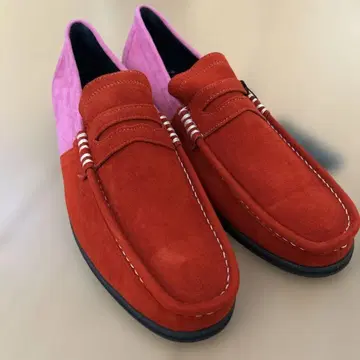 Schein 스웨이드 로퍼 빨강 핑크