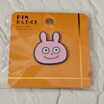 니시무라 유우지 스튜디오 UG 핀 배지 러브 토끼 페이스