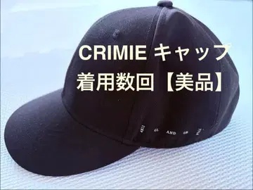 CRIMIE 블랙 야구 모자