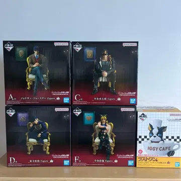 제일복권 죠죠의 기묘한 모험 죠죠와르 라스트 원 세미 컴프 5종 세트