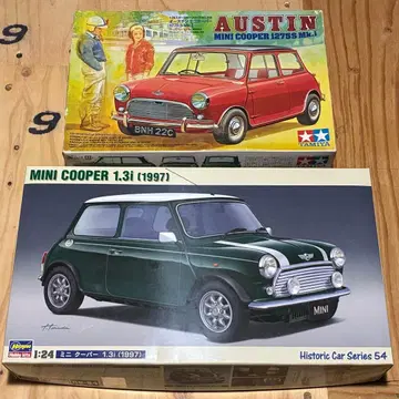 MINI COOPER 프라모델 2개 세트