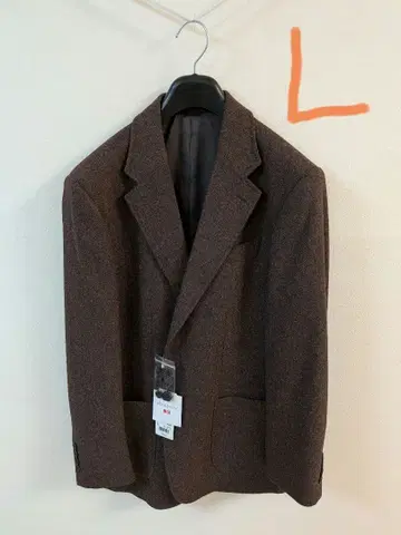 유니클로 x JW 앤더슨 테일러드 자켓 L 다크 브라운