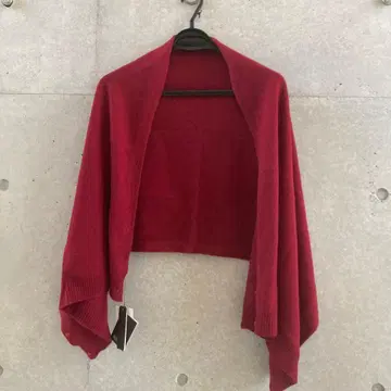 MIG 캐시미어 100% 와인 레드 스톨 택 포함