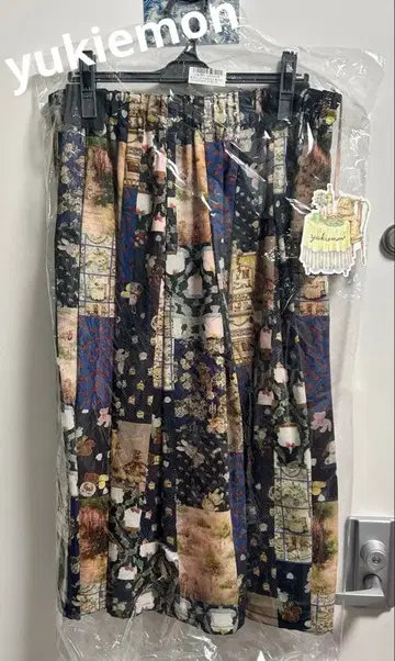 미사용 새상품 yukiemon 롱 스커트 패치워크 3L 사이즈