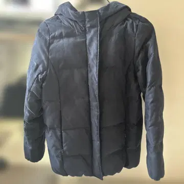 m.f.editorial 후드 부착 다운 자켓 네이비