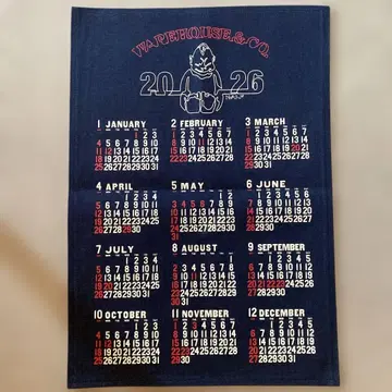 새상품 미사용 WAREHOUSE 2026 데님 달력
