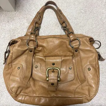 원스 하트 천연 가죽 숄더백