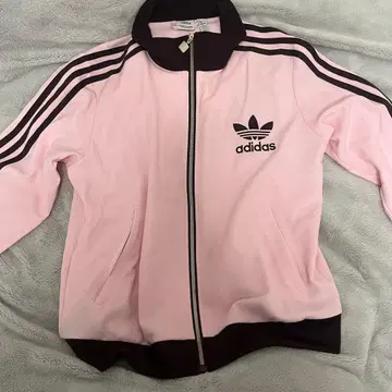 adidas 트랙 자켓 핑크 브라운