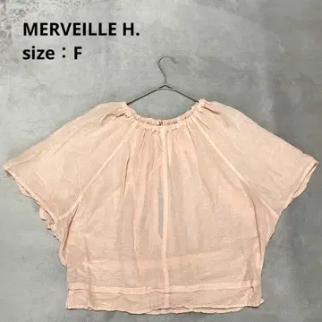 MERVEILLE H. 프렌치 슬리브 시어 탑 [ F ] 백리본