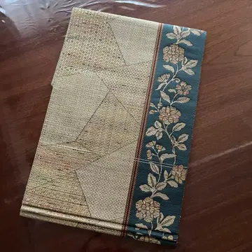 나고야 오비 재단 완료 순수 실크 하카타 미사용 새상품