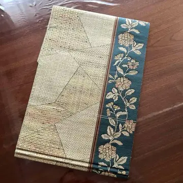 나고야 오비 재단 완료 순수 실크 하카타 미사용 새상품