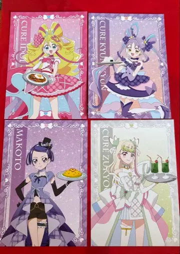 키미프리 스이파라 프리큐어 비주얼 카드 4장 세트