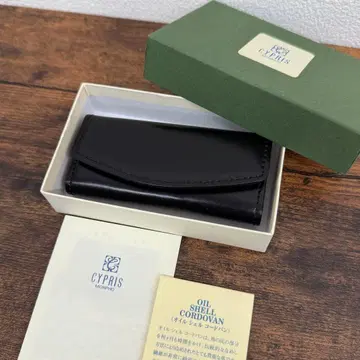 새상품 미사용품 CYPRIS 키케이스 오일 쉘 코도반 천연 가죽