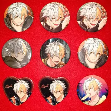 블랙스타 브라스 캔뱃지 묶음 판매 미즈키 세트