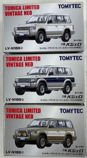 토미카 리미티드 빈티지 네오 LV-N189a,b,c 미쓰비시 파제로