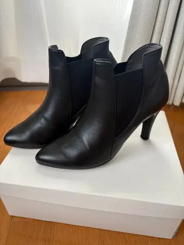 블랙 앵클부츠 23cm 일본제