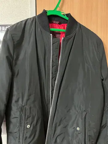 ZARAMAN MA-1 자켓 M 블랙/빨간색