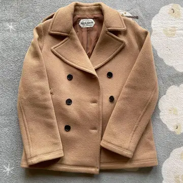 피코트 카멜 헤링본 38