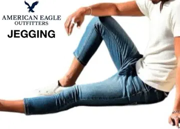 미사용 슬림 레그 스테디셀러 아메리칸 이글 제깅스 강한 스트레치 데님