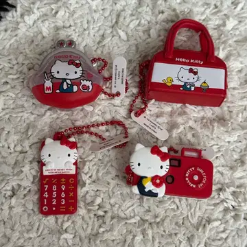 [전 4종 세트] 헬로키티 그리운 아이템 미니어처 컬렉션 가챠