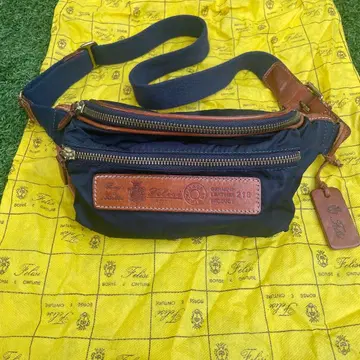 네이비 바디백 웨스트 파우치