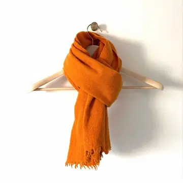 [ LOCALLY ] 융모 울 스톨 머플러 오렌지
