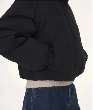 우먼 데일리 퍼 숏 다운 자켓