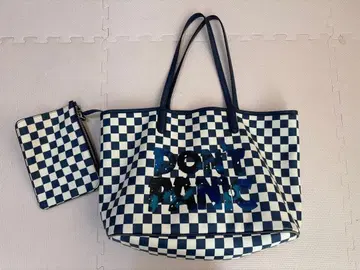 MARC BY MARC JACOBS 체크 무늬 토트백